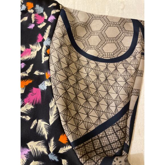 Collective Concepts Women's Size Large Blouse Shirt Print Casual - Picture 8 of 8